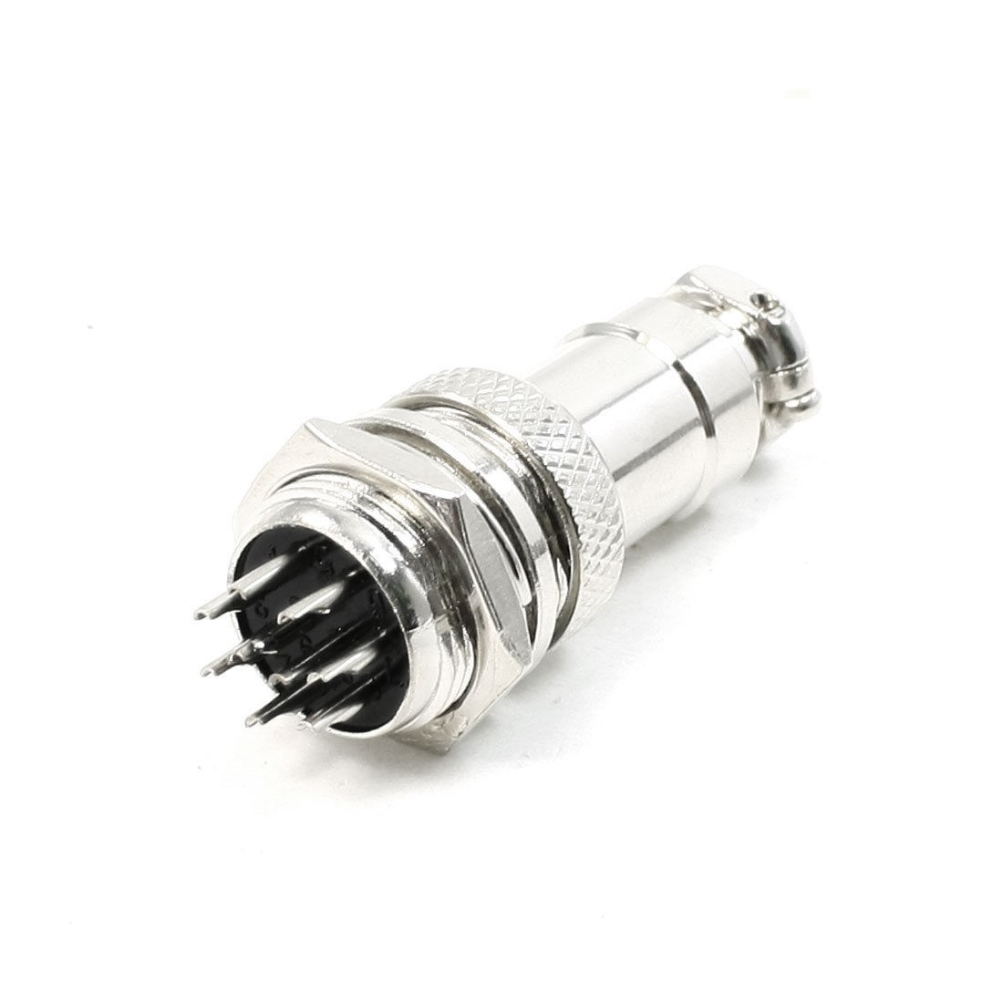 Universal Panel Mount 16mm Screw 9Pin Aviation Connector Plug