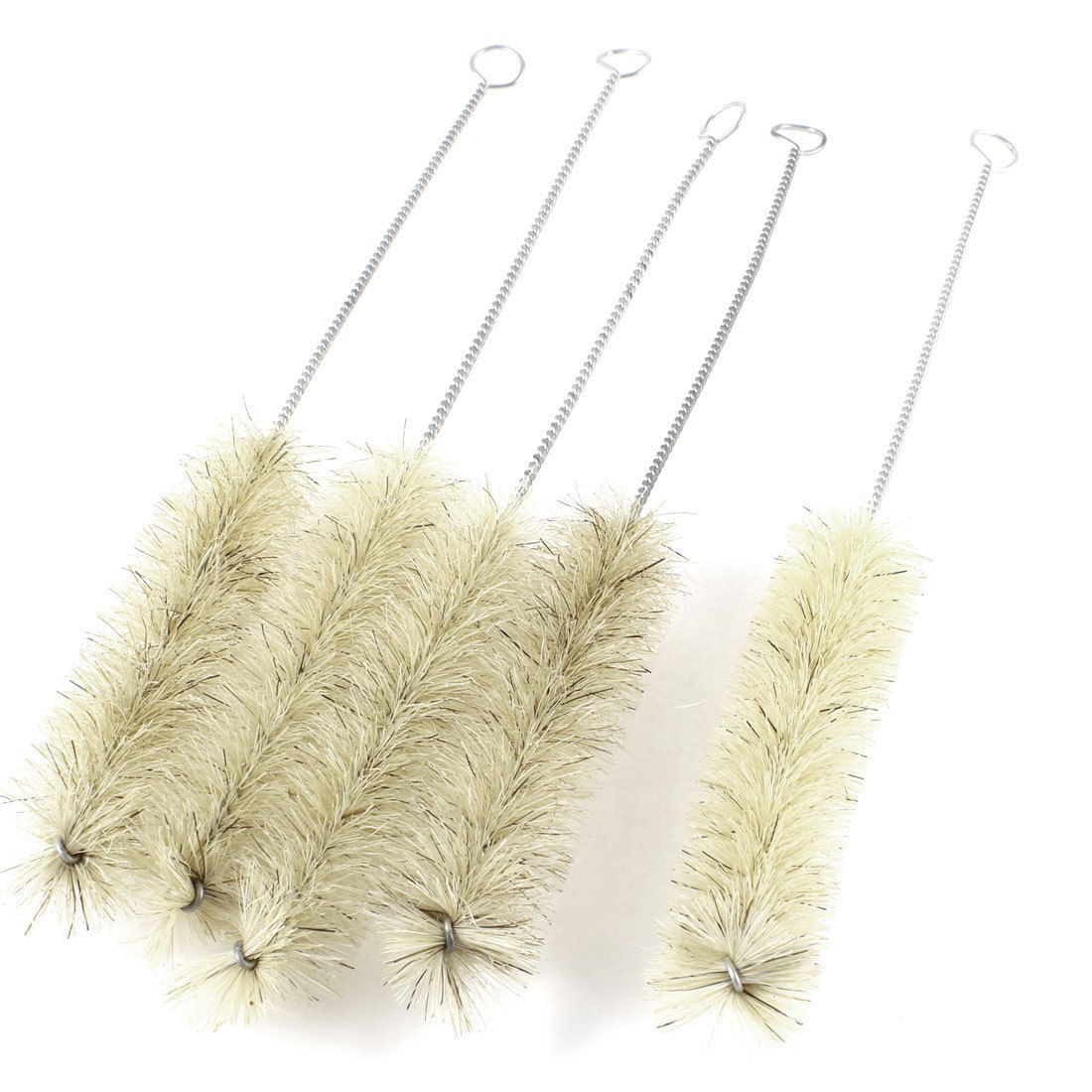 5PCS 8.8" Laboratory Nylon Bristles Test Tube Bottle Cleaning Brush