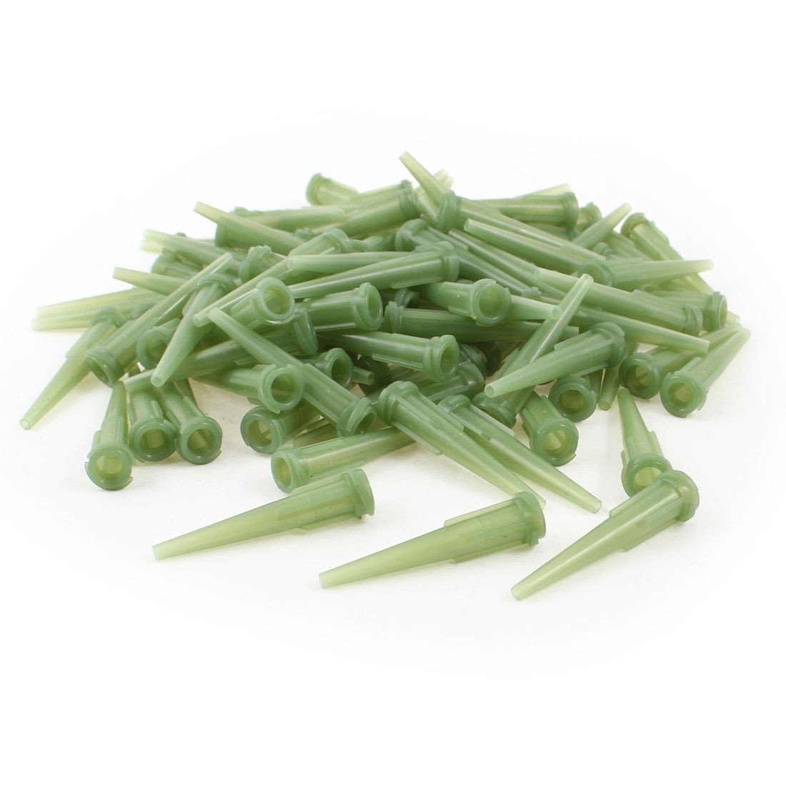 100 x Industrial 1.5mm Inner Dia Tip 14G Dispensing Needles Green