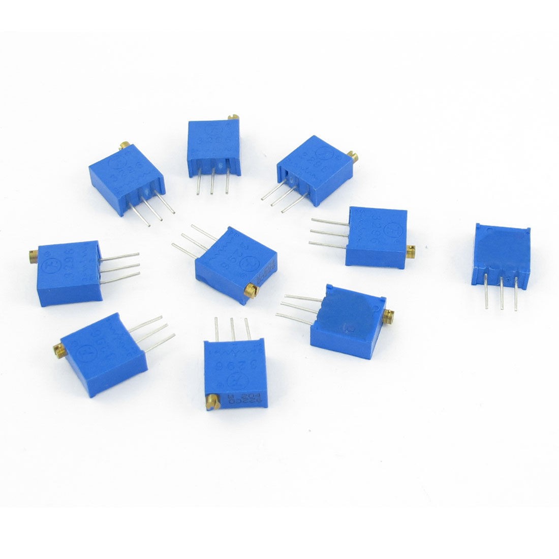 3296W-1-204 500V 200K Ohm Cermet Trimmer Potentiometer 25 Turn 10 Pcs