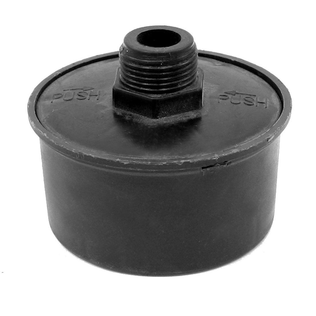 19mm Thread Diameter Black Plastic Air Compressor Silencer