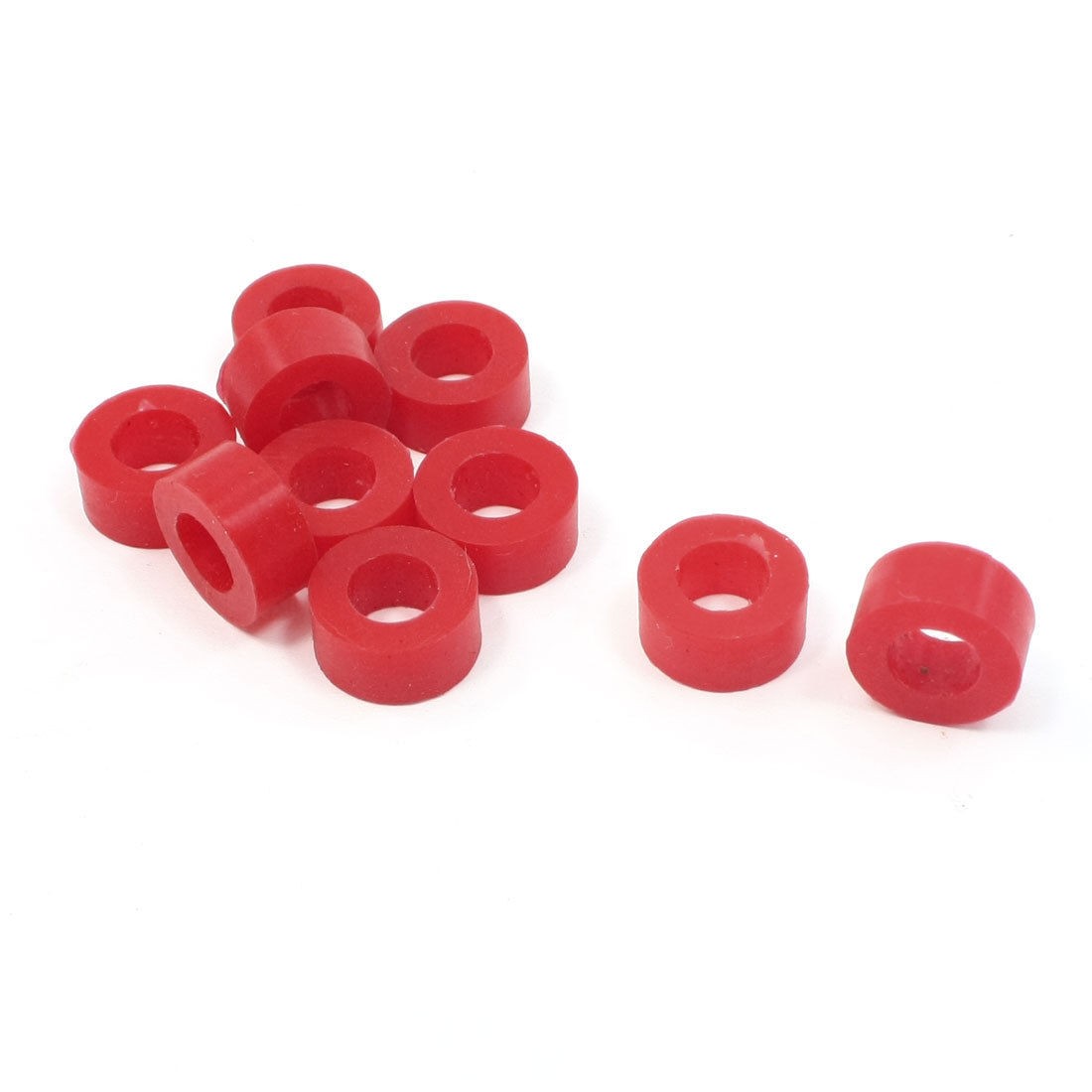 Red 4mm Thickness Nitrile Rubber Round Shape Ring Oil Seal Gaskets