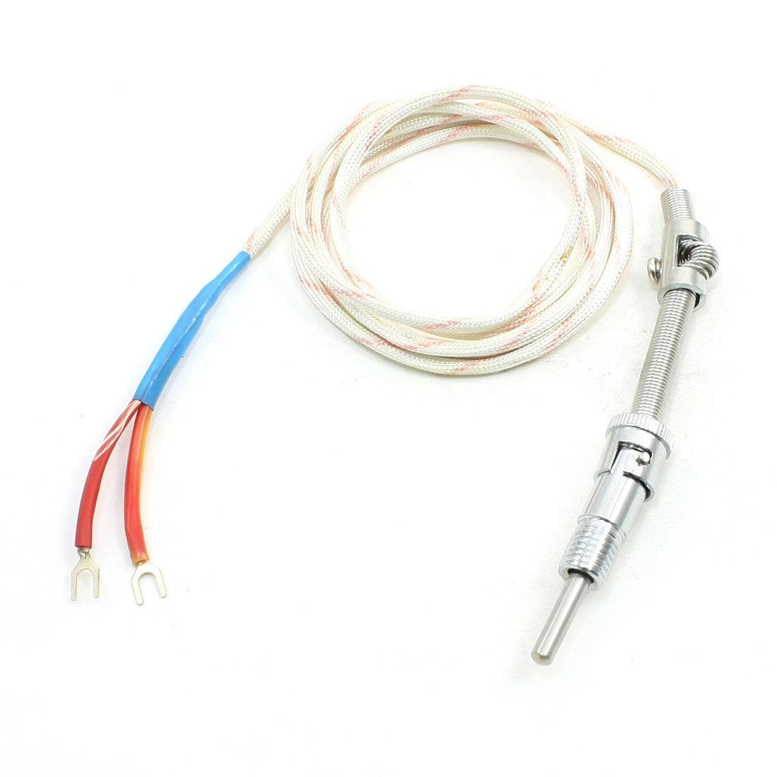 Spring Sleeve Thermocouple E Type Temperature Temp Sensor 0-400C 1.5M WRNT-01