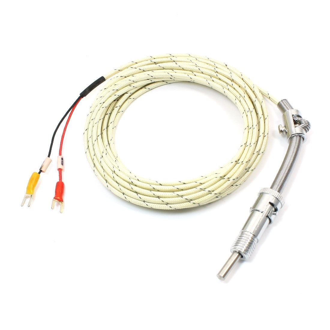 5M 16.4Ft Cable 0-600 Degree Celsius Tension Spring E Type Thermocouple