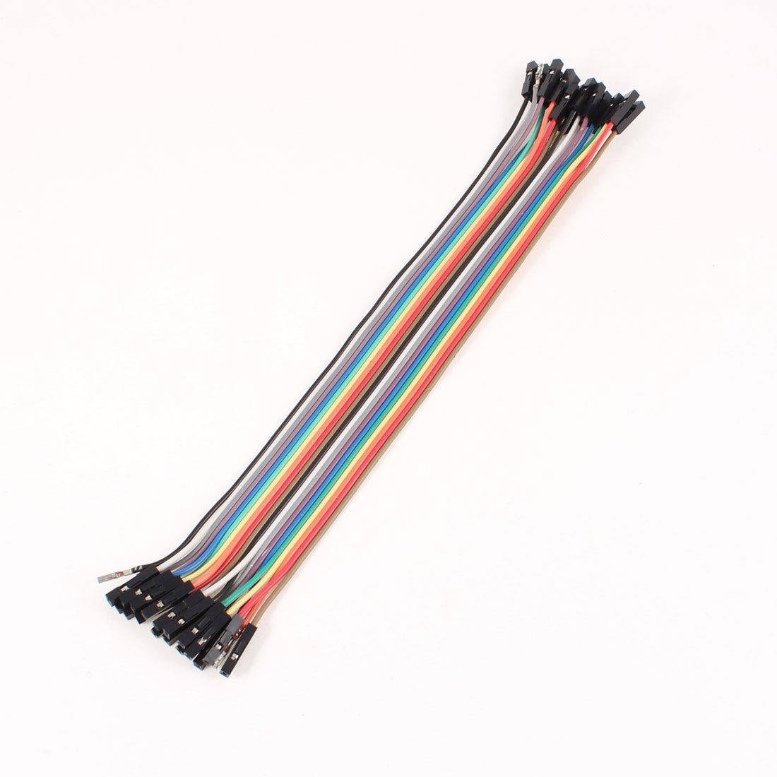 21cm 40P Female to Female Connector Jumper Wire Cable Test Line Multicolor