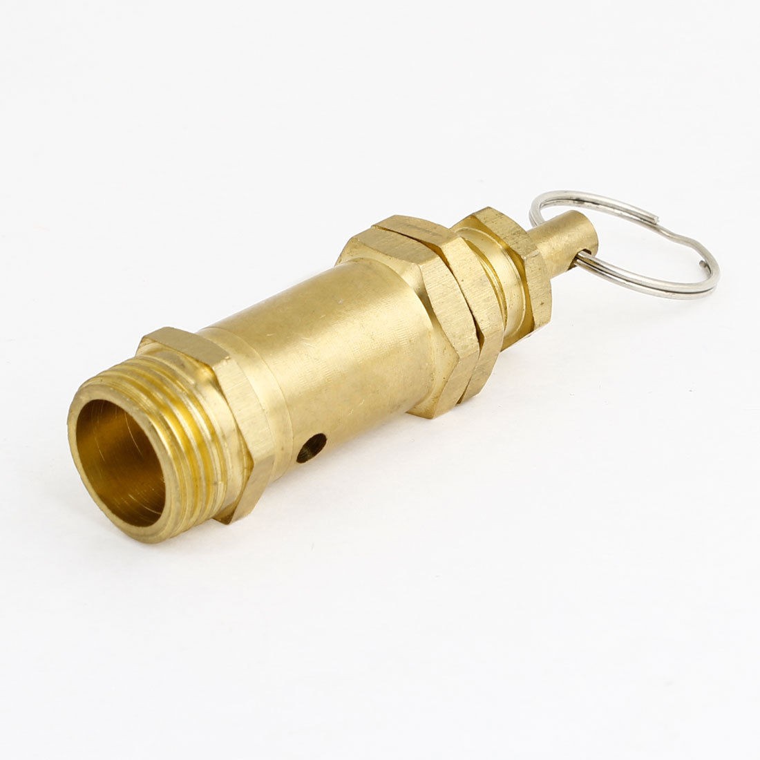 Gold Tone 1 2 PT Male Threaded Pneumatic Quick Fittings w Key Chain