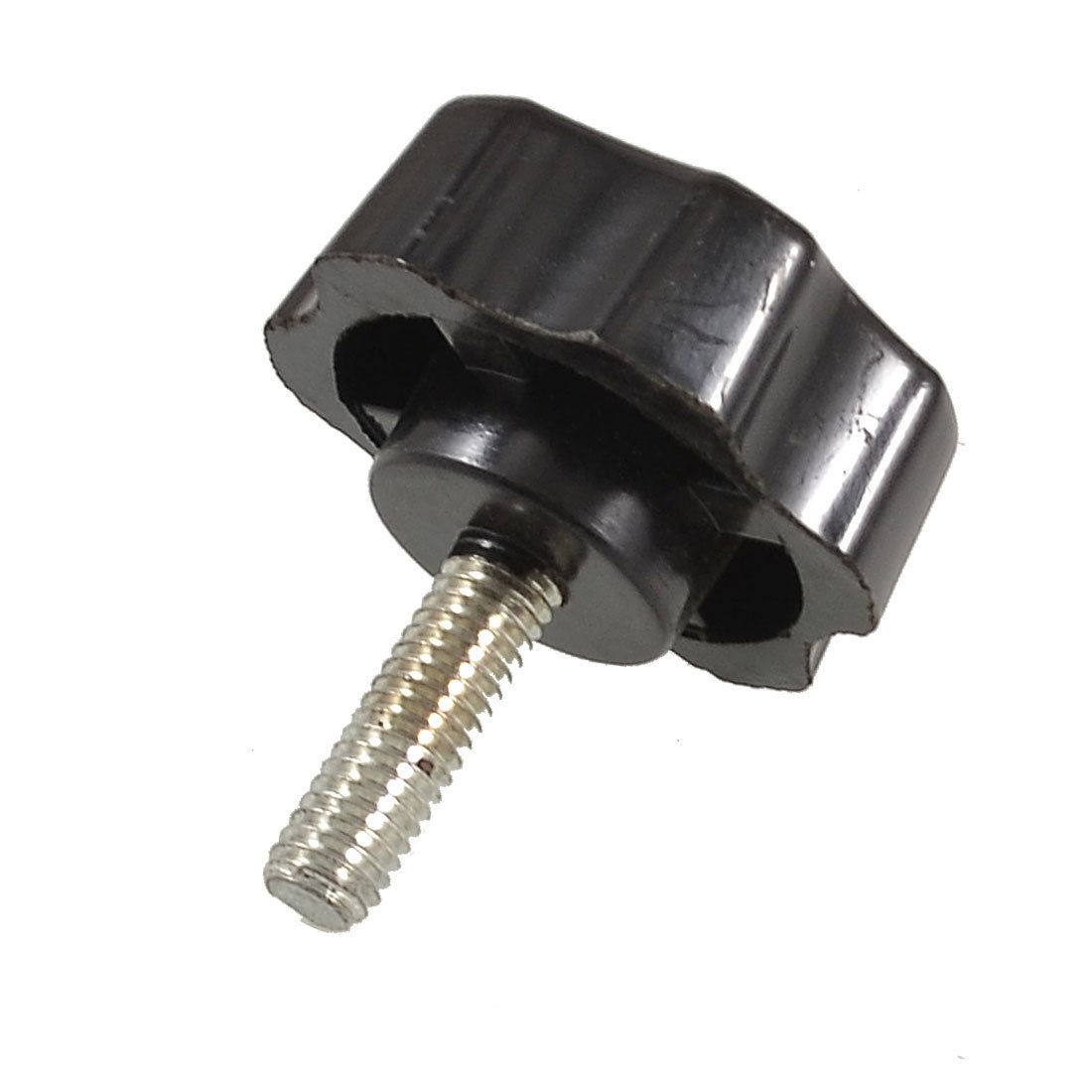 1.4-inch Head Dia M6 x 20mm Male Thread Screw On Type Clip