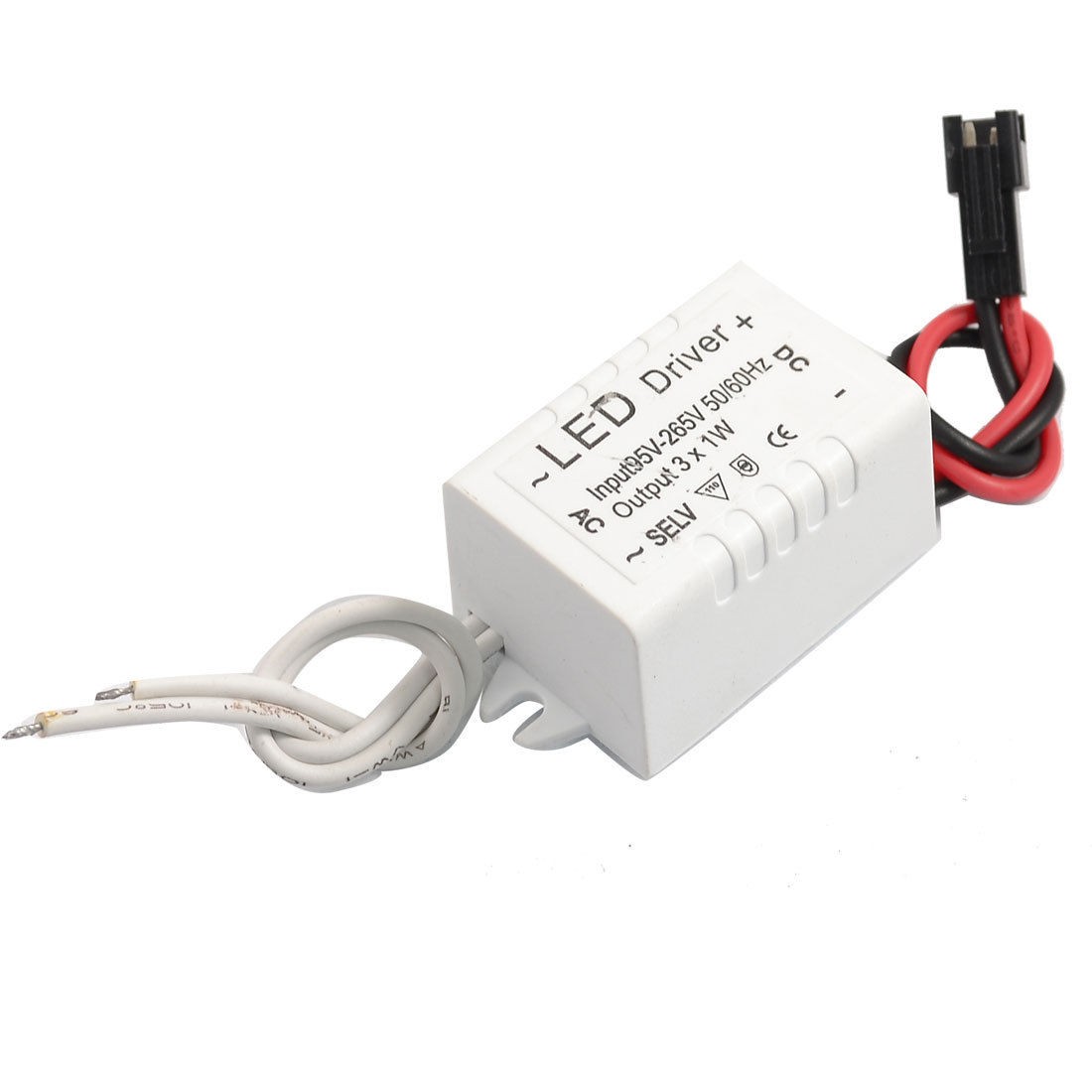 AC 110-220V DC 6-12V 300mA External Power Supply Driver for 3x1W LED Light