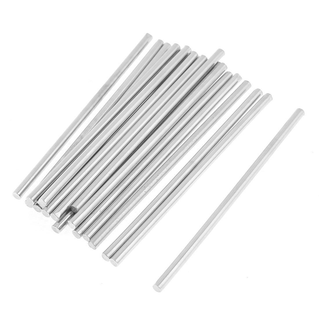 20 Pcs Metal Straight Robot Models Electric Model Axle Rod