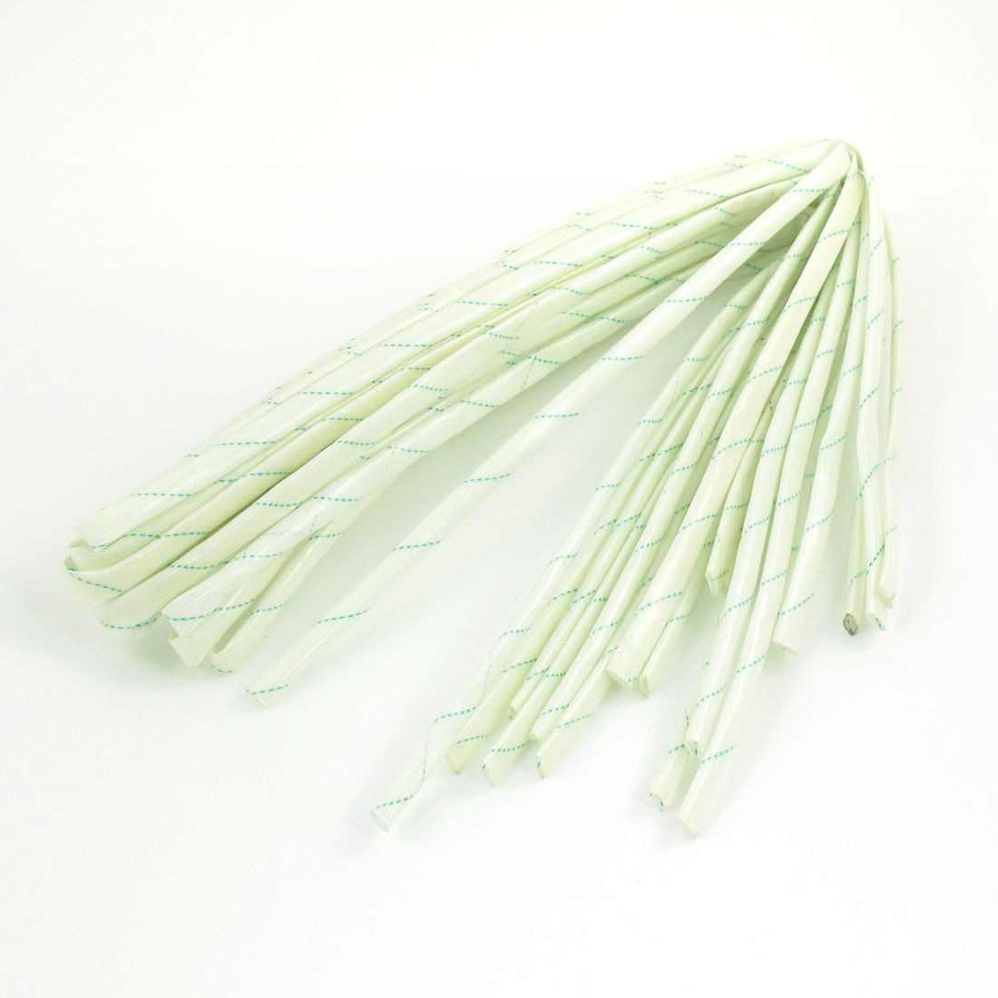 10 Pcs 5mm Dia. Electrical Lead Fiberglass Insulating Sleeving 1M