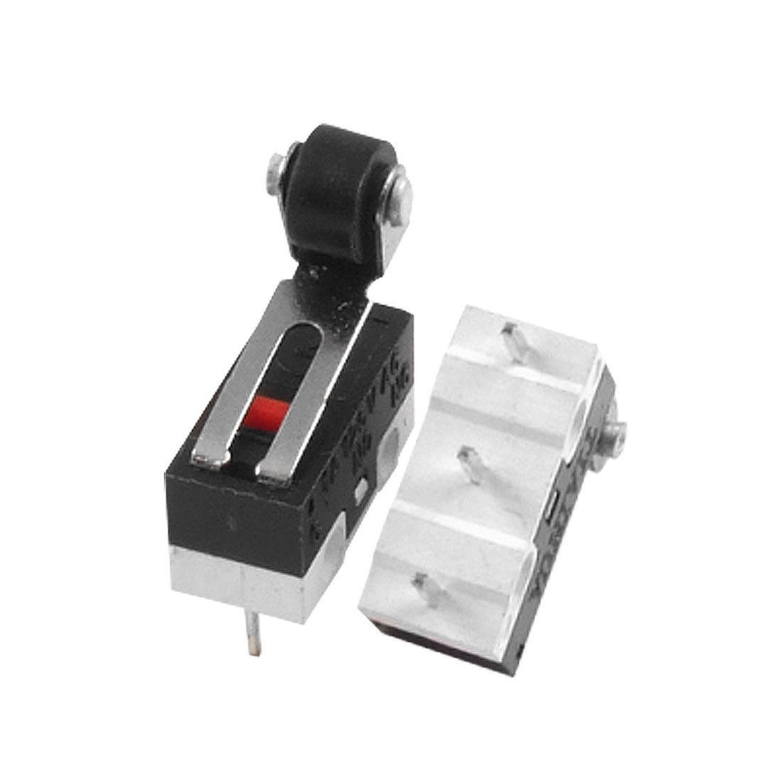 10 Pcs Micro Limit Switch Metal Roller Arm Subminiature SPDT Snap Action CNC LOT