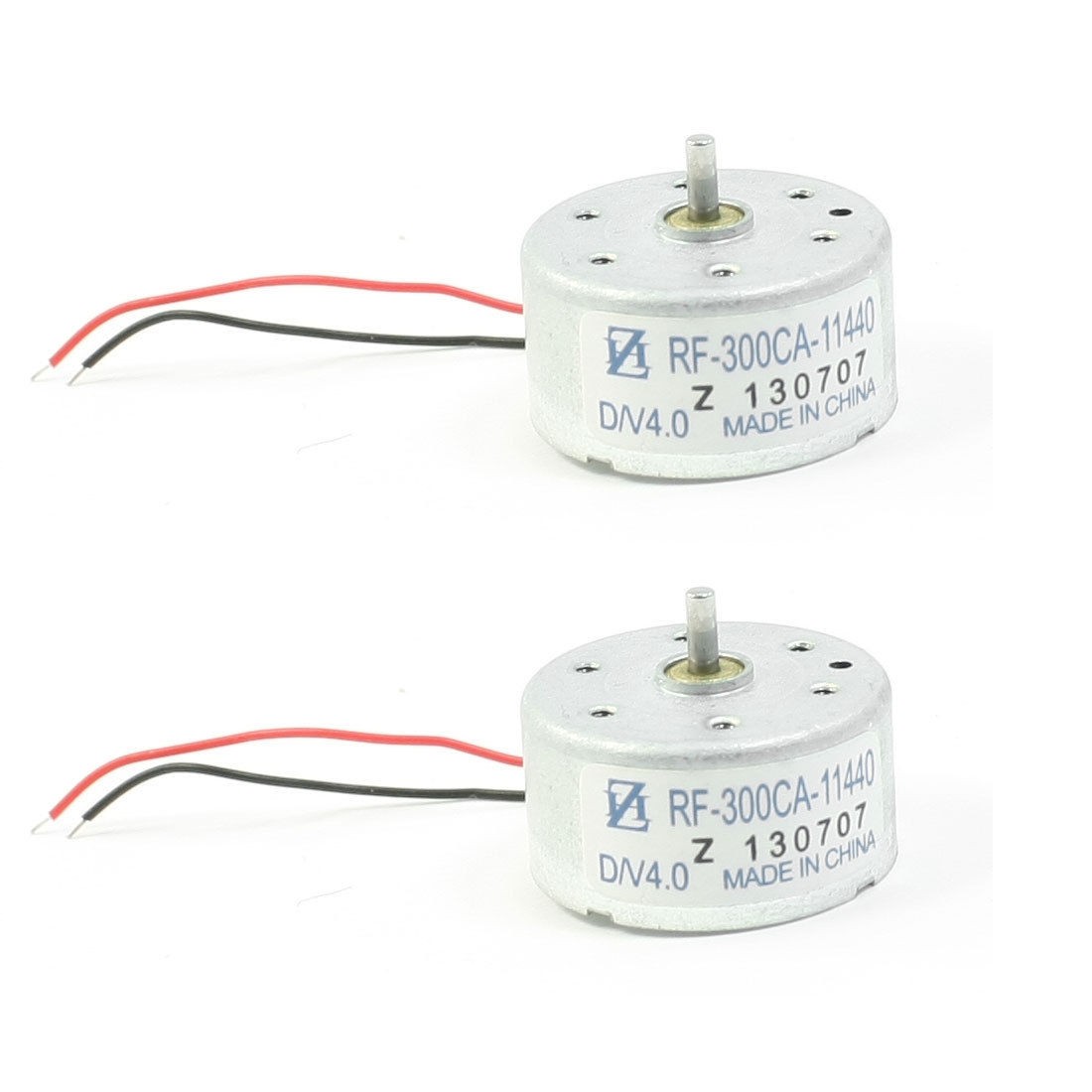2 Pcs RF300CA-11440 DC 4V 4300RPM Micro Motor Wire for DVD CD