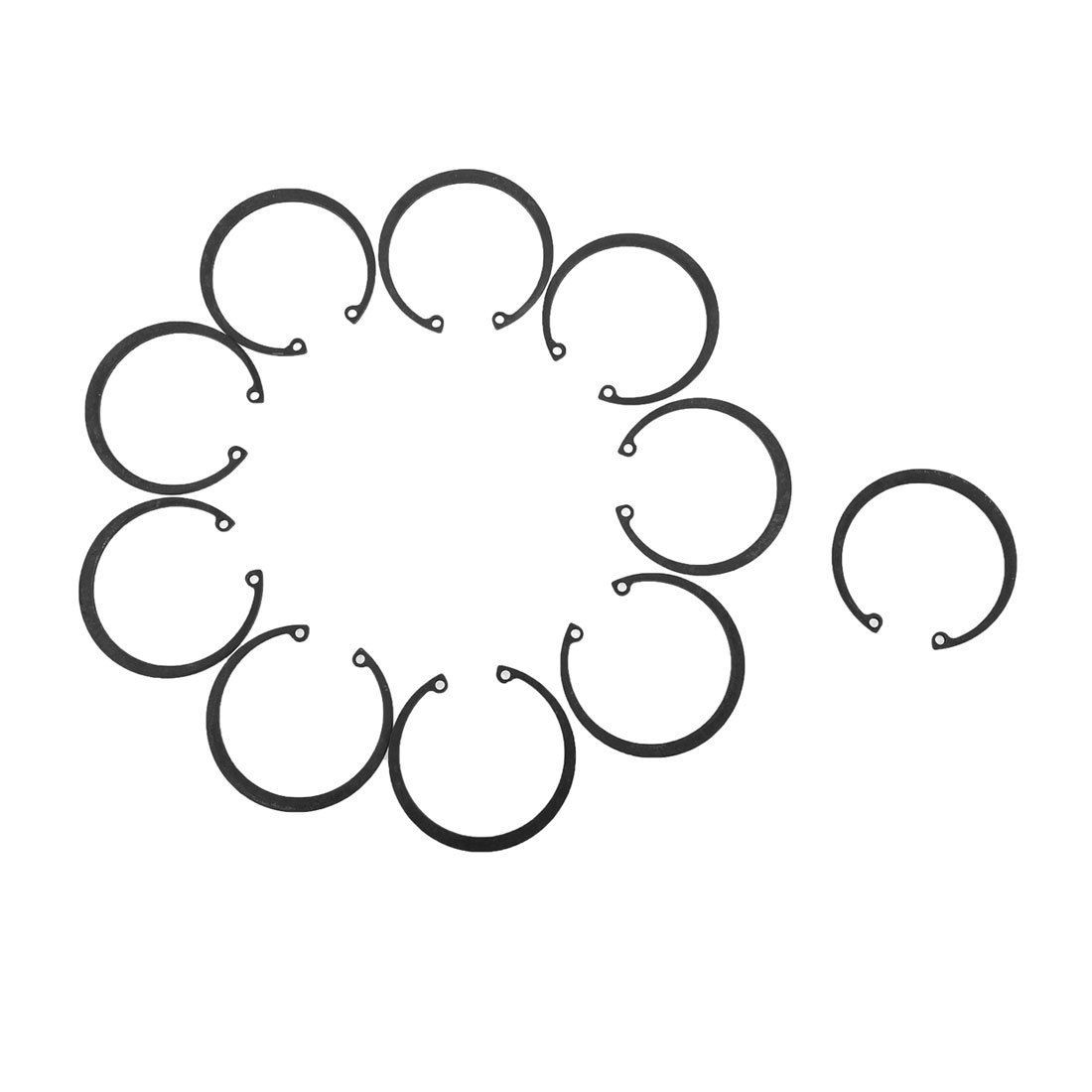 10 Pcs 57mm Inner 64mm Outer Dia Bearing Internal Retaining Ring