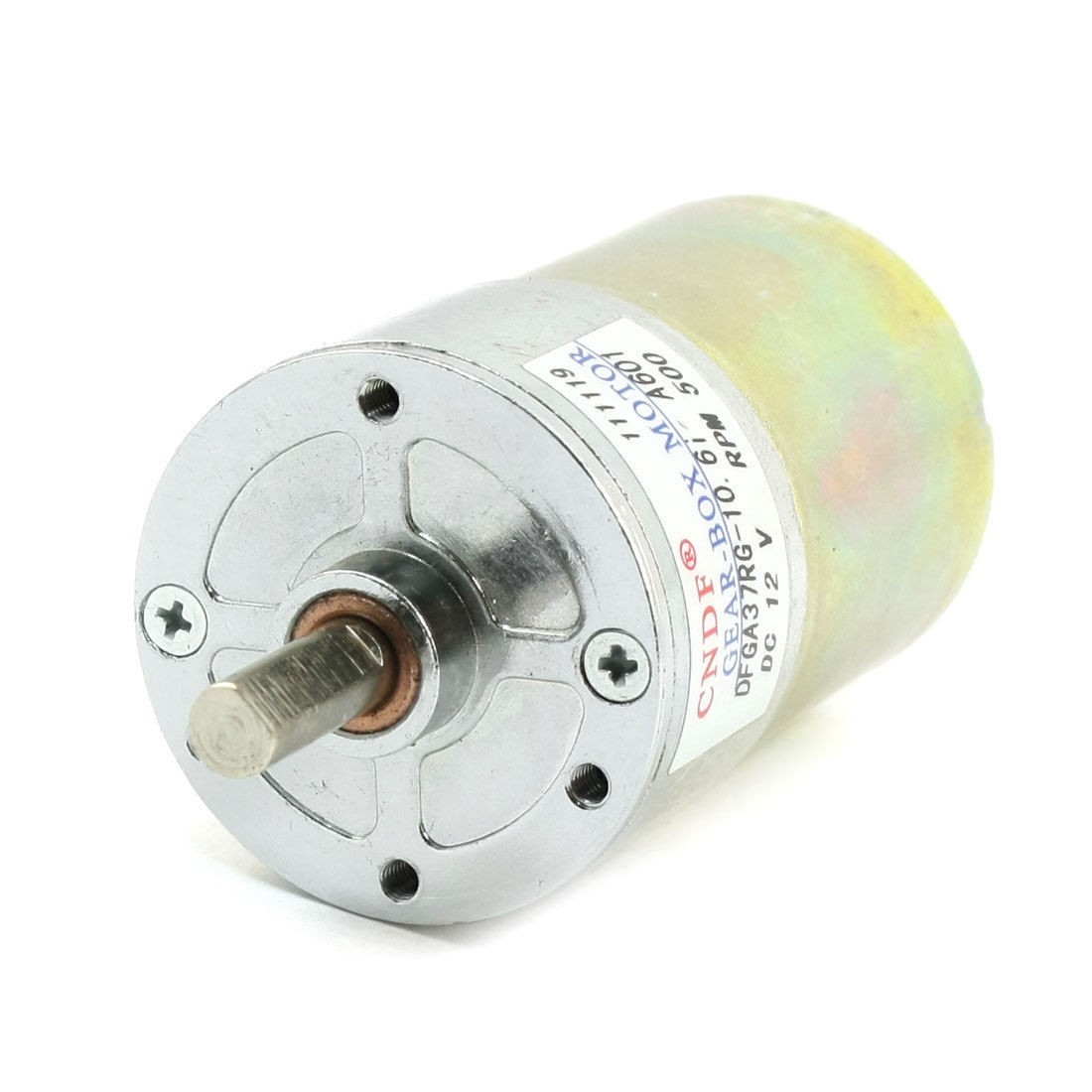 DFGB37RG-10.6i Cylinder Shape DC12V Speed 500RPM Geared Motor