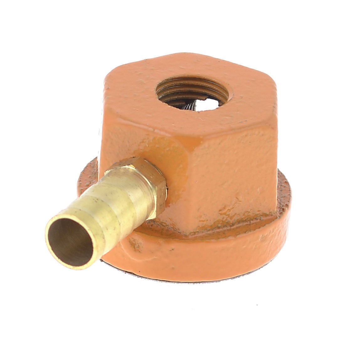 Orange 11.7mm Female Single Outlet Hose Mount Magnetic Coolant Base