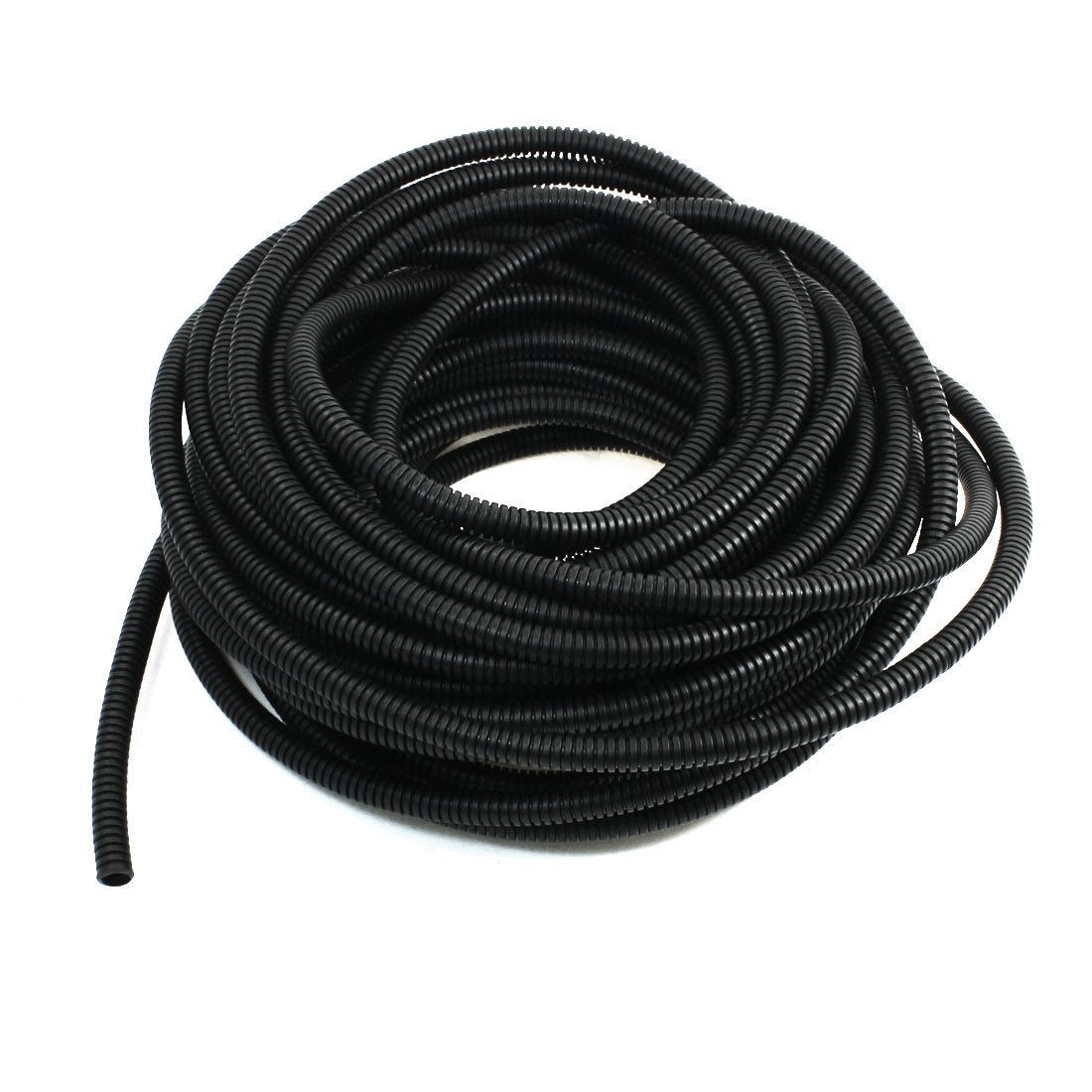 8mmx10mm Corrugated Wire Hose Cover Conduit Corrugated Tube 65.6Ft