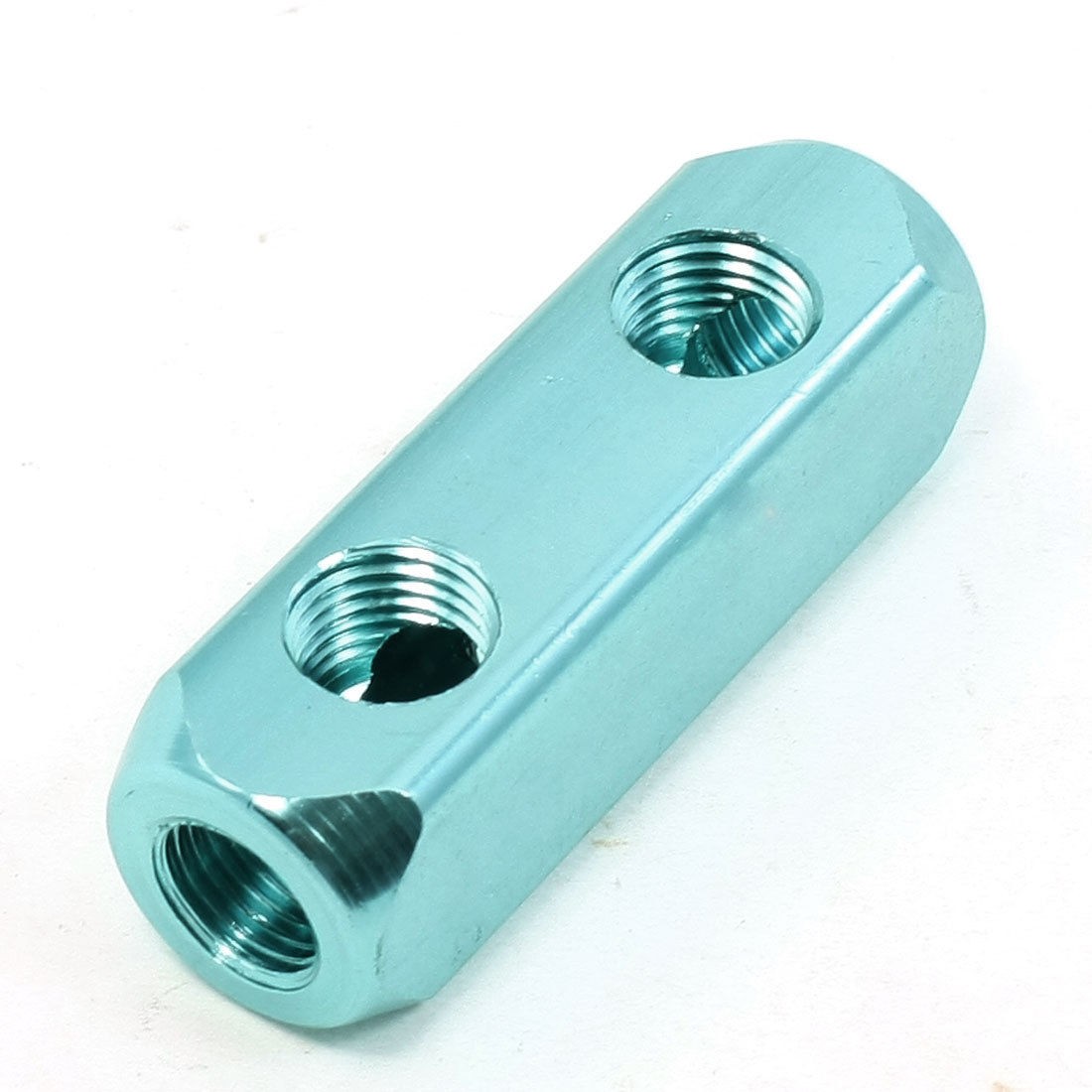 1 4" Thread Aluminum 2 Out 3 in Ports Air Pneumatic Manifold Block