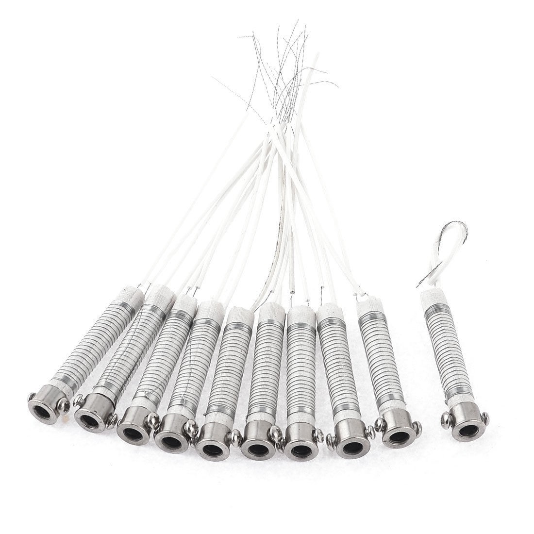 10Pcs Replacement 2 Wires 60W Heating Element Cores for Soldering Iron