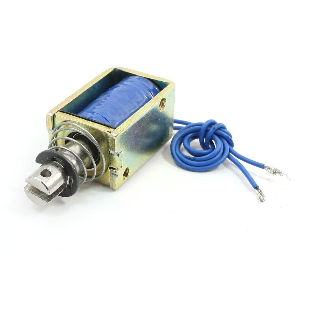 DC 12V Pull Type Linear Motion Open Frame Solenoid Electromagnet JM-1039