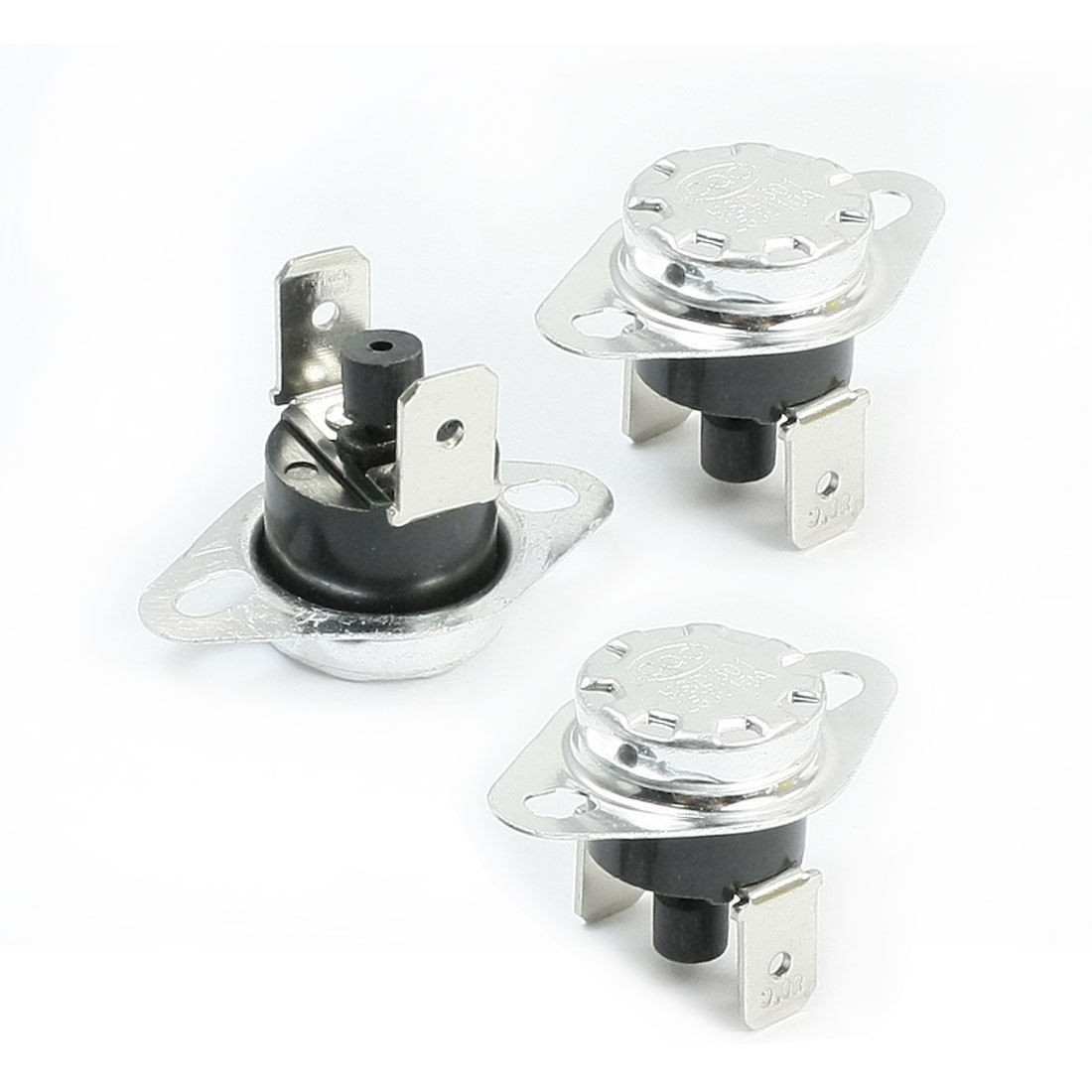 3Pcs NC Temperature Temp Switch Manual Reset Thermostat 80 Degree Celsius