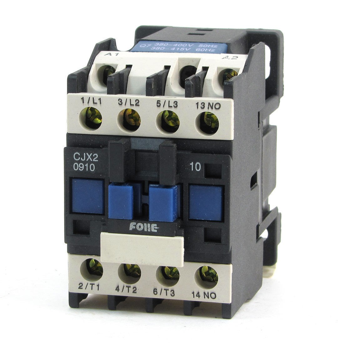 35mm DIN Rail Mounting 3P 1NO 380-400V Coil AC Contactor CJX2-0910