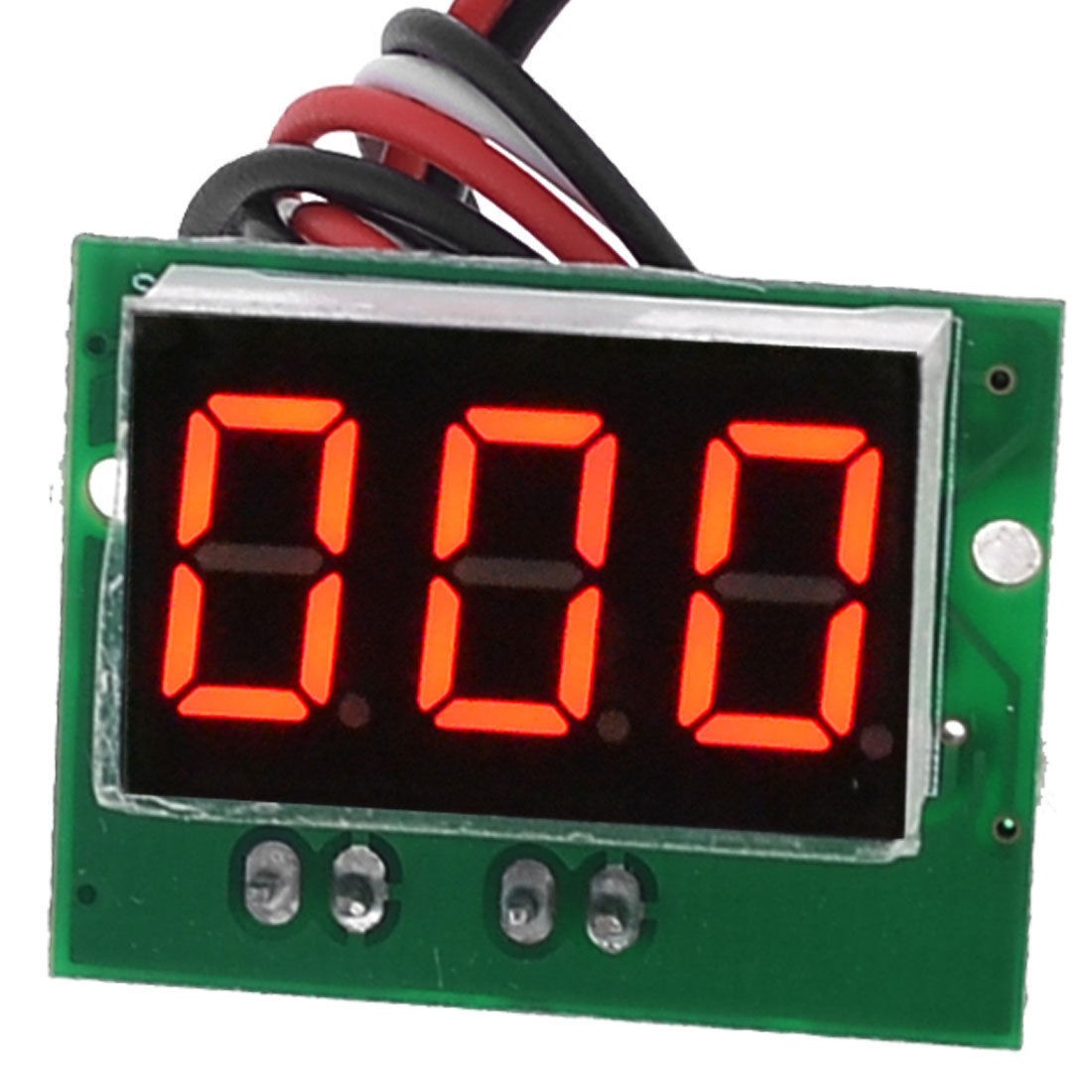 C20D 3-Digit LED Red Display Panel Digital Ammeter DC0-1000mA Green