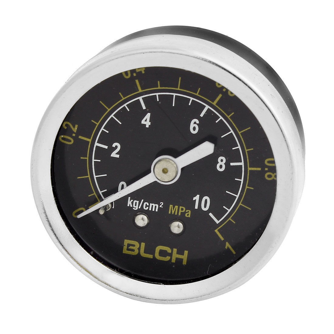 Black Round Shaped Arabic Number Display Air Gaseous Compressor Gauge