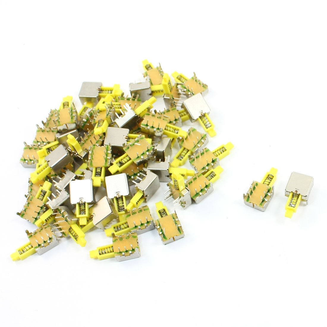50PCS 19mm x 9mm x 8mm Momentary 6 Pin Connector Audio Tact Switch
