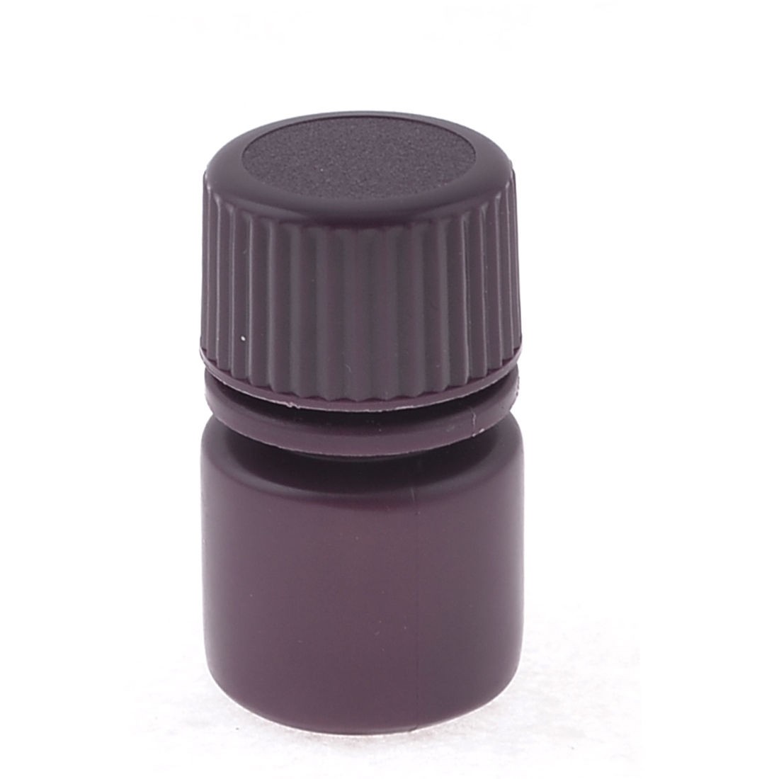 5ml Maroon Plastic Cylinder Shaped Chemical Reagent Bottle