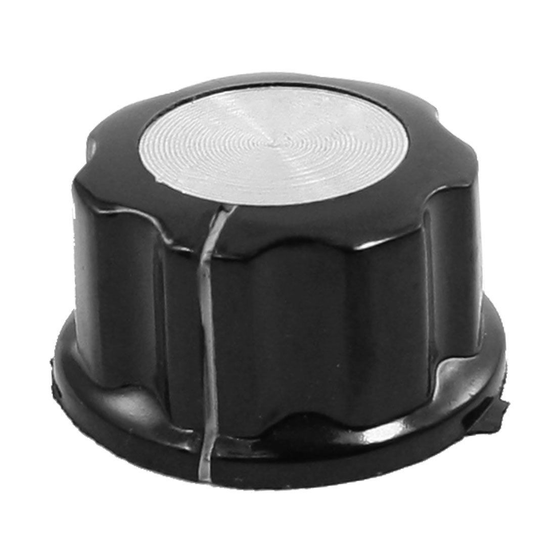 Adjustable Turn 24mm Top 6mm Round Shaft Insert Potentiometer Rotary Knob