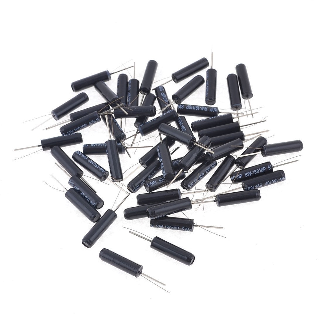 50 Pcs Single Bead High Sensitivity Black Vibration Sensor Switch