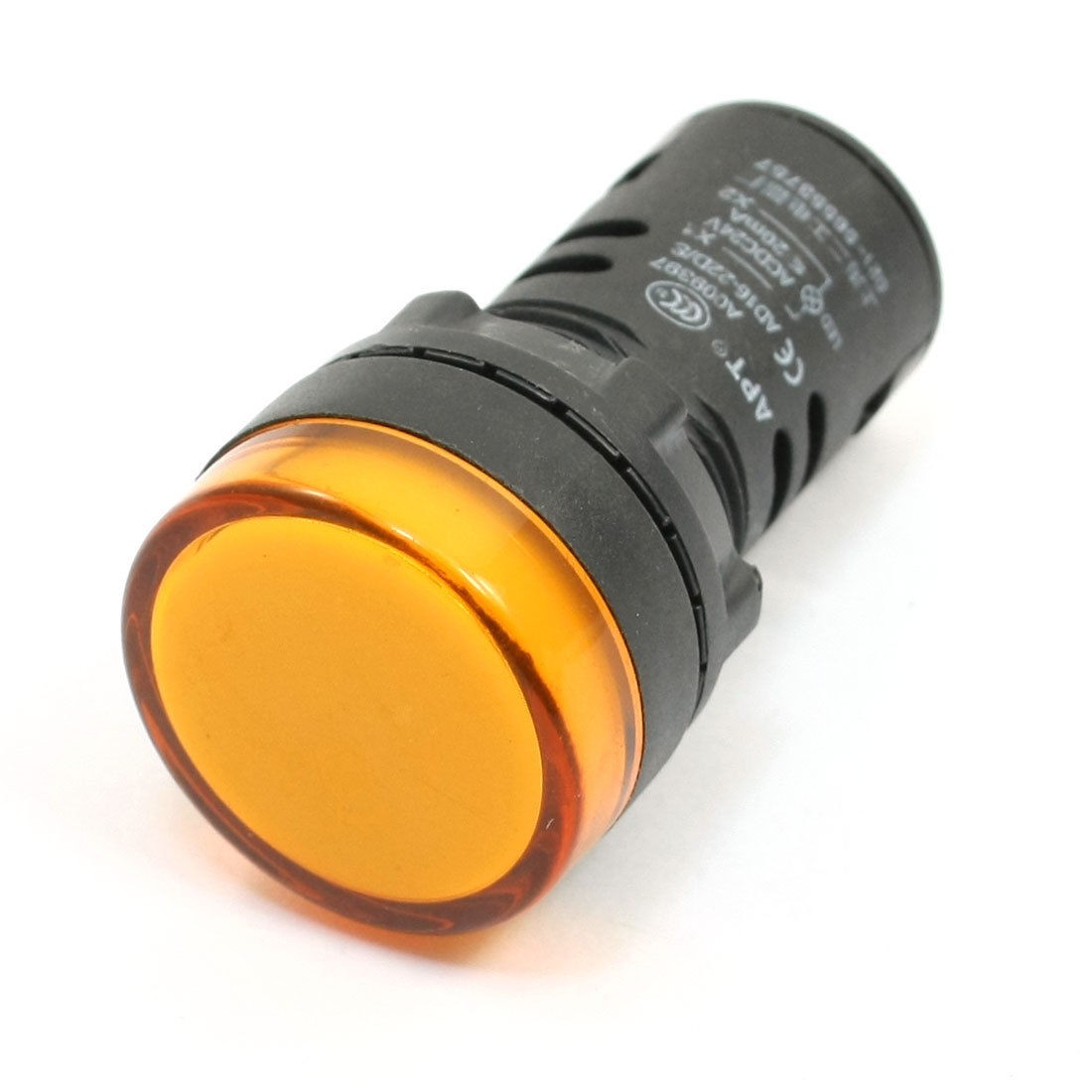 Plastic Shell Industrial 20mA Orange Light Signals Lamp AD16-22D/S AC/DC 24V