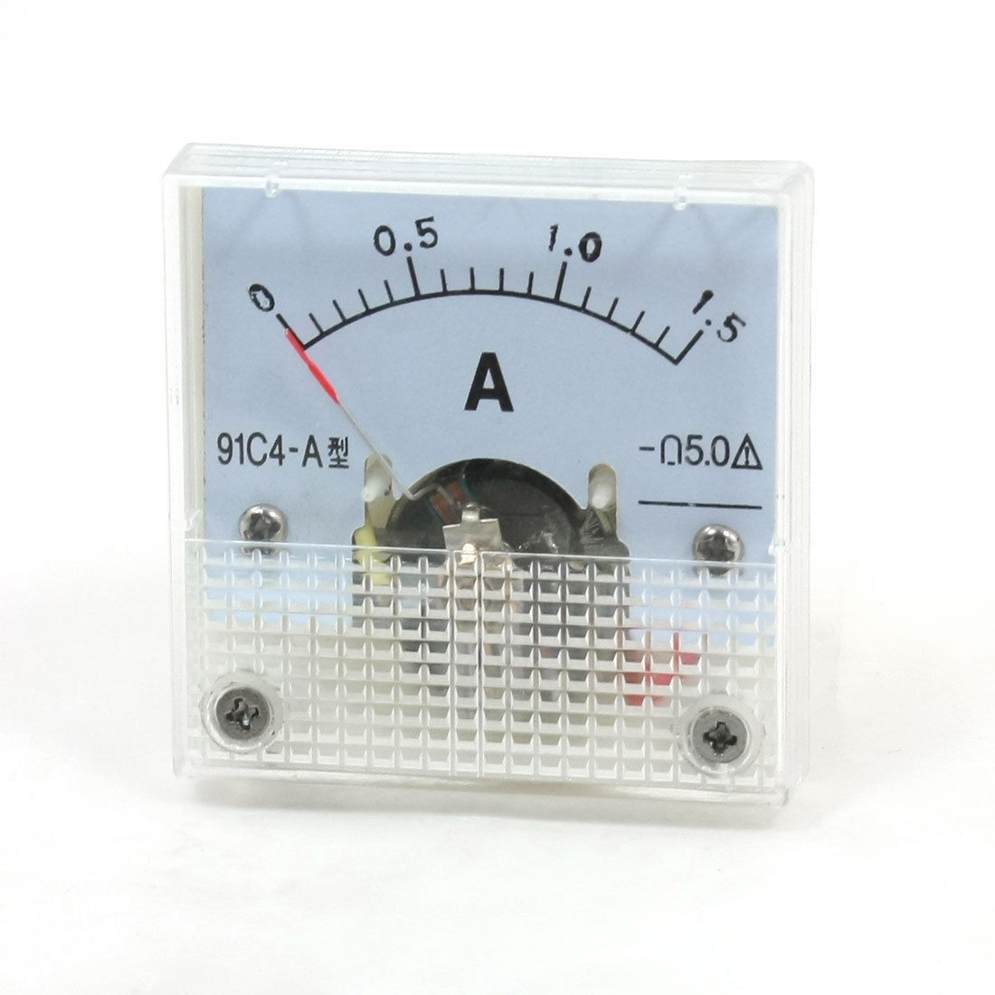 DC 0-1.5A Class 5 Accuracy Ampere Needle Panel Meter Gauge Amperemeter 91C4-A