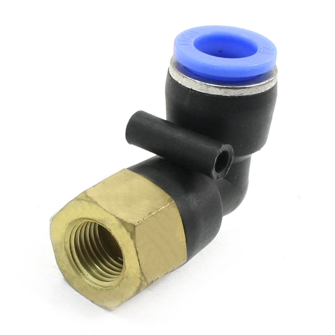 12mm Female Thread to 12mm Coupler Right Angle Quick Push in Fittings