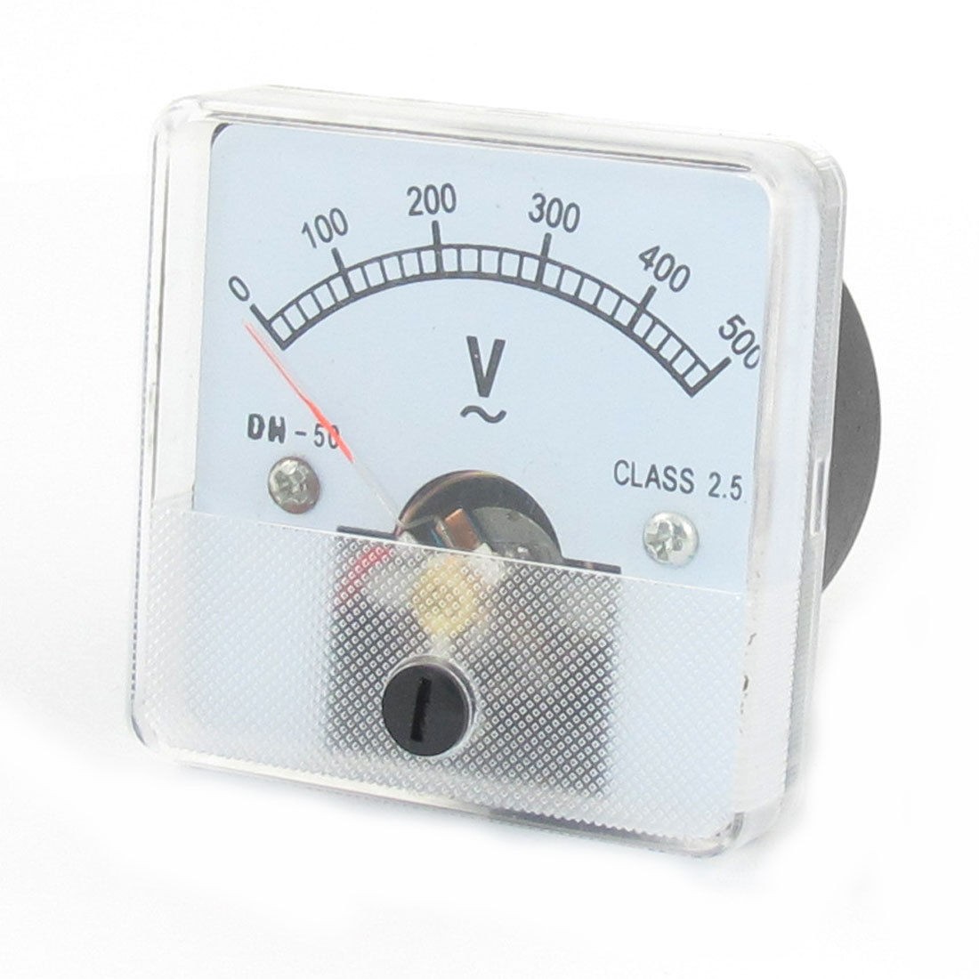 AC 0-500V Voltage Voltmeter Panel Meter w Installing Parts