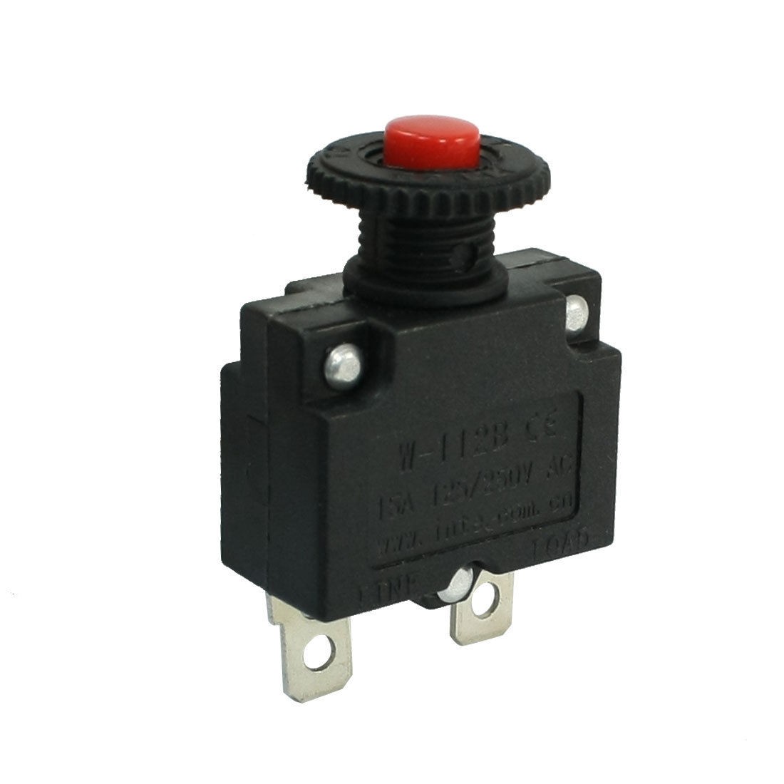 AC 125/250V 15A SPST Circuit Breaker Thermal Overload Protector