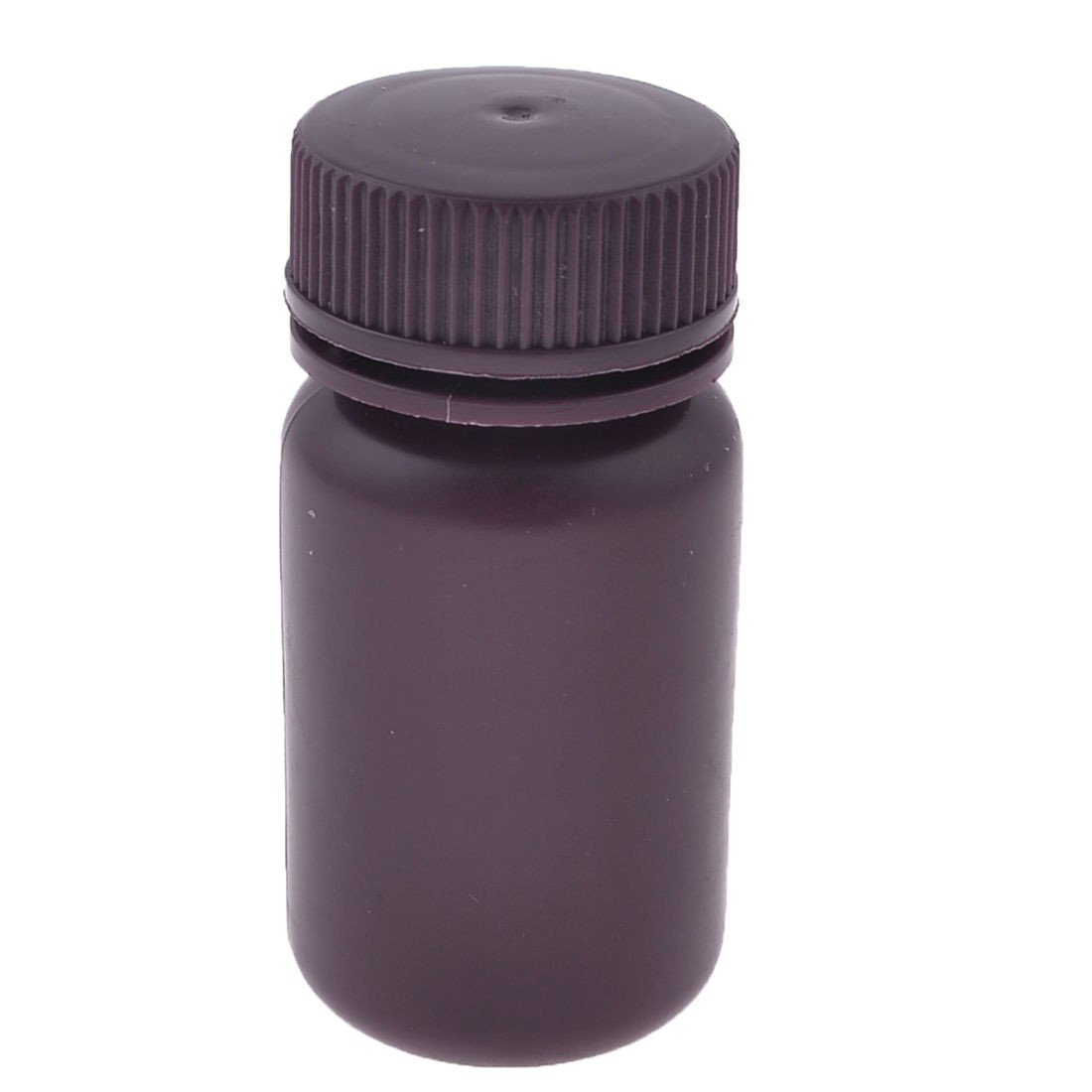 60ml Maroon Plastic Cylinder Shaped Chemical Reagent Bottle