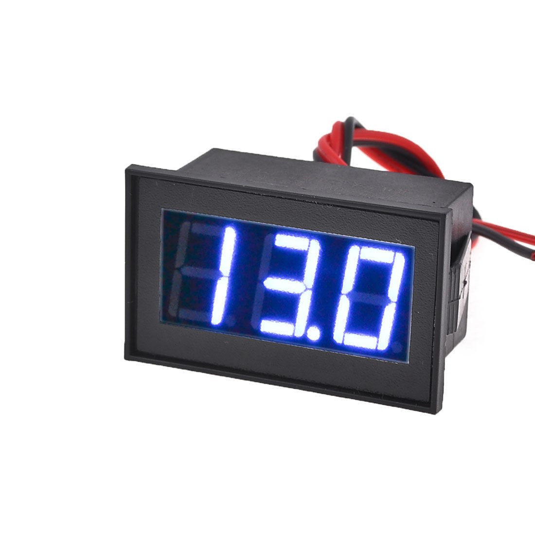 DC 3-30V Waterproof 3 Digits LED Digital Display Voltmeter Voltage Meter Gauge