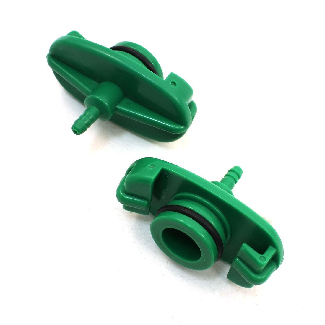 2pcs Green Plastic 22mm Barrel 30ML Adhesive Dispenser Syringe Adapter