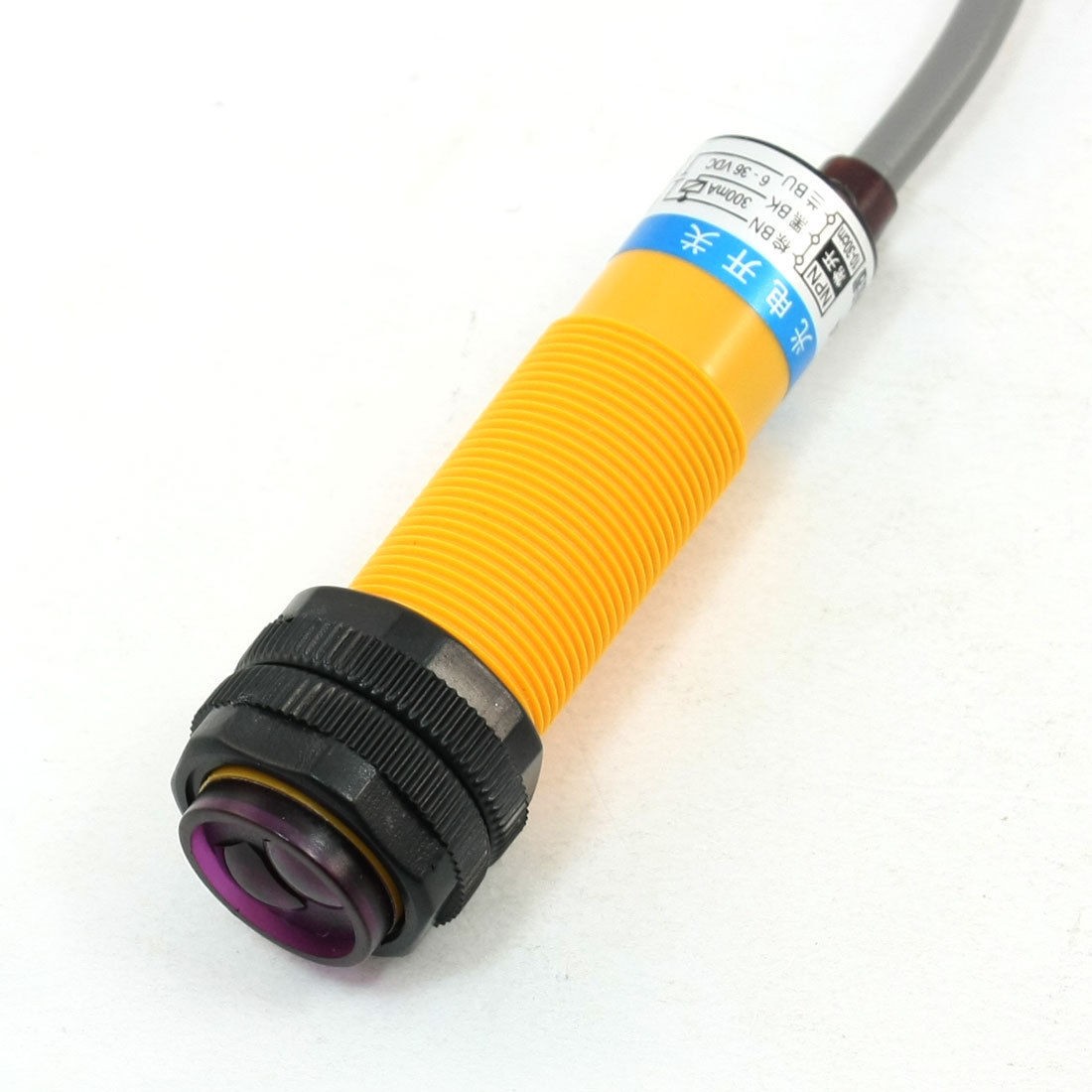DC 6-36V 300mA 3 Wire NPN NO 10-30cm Infrared Ray Photoelectric Switch