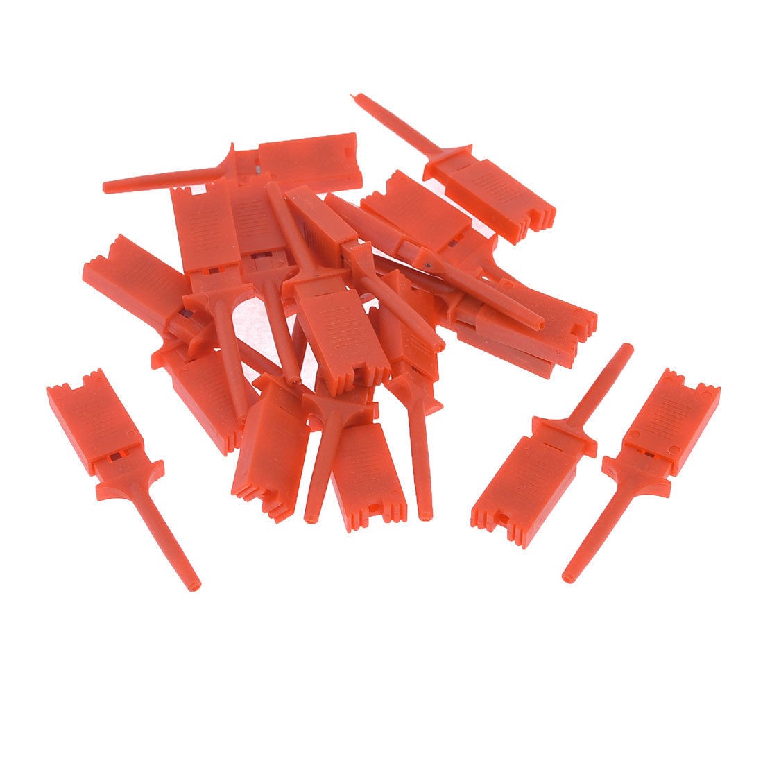 20 Pieces Red Multimeter Lead Wire Test Split Hooks Clip