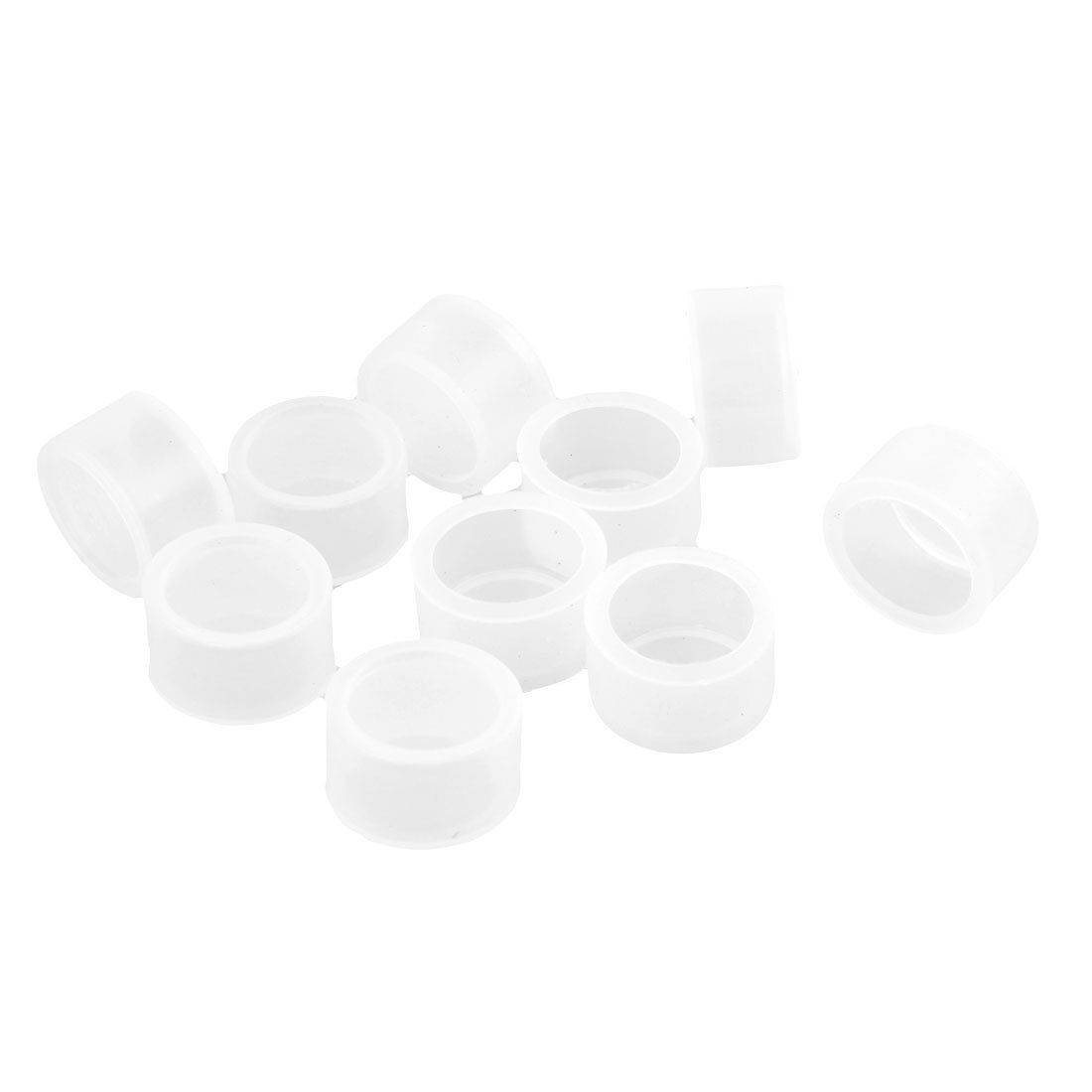 10 Pcs Soft Plastic Drive Pipe Type Water Proof Button Switch Covers