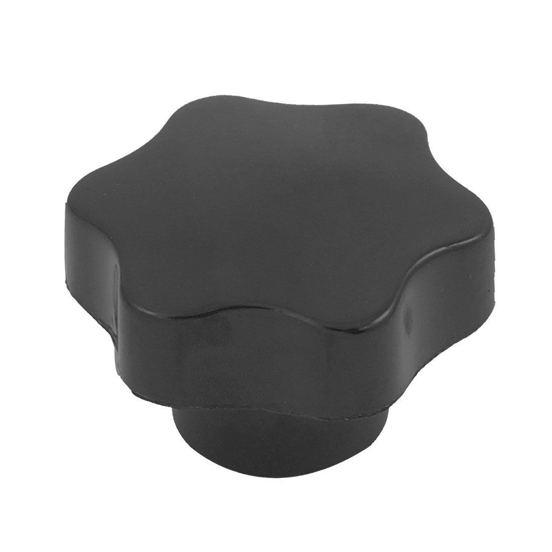 10mm Dia Female Thread Bakelite 50mm Dia Hex Head Clamping Knob