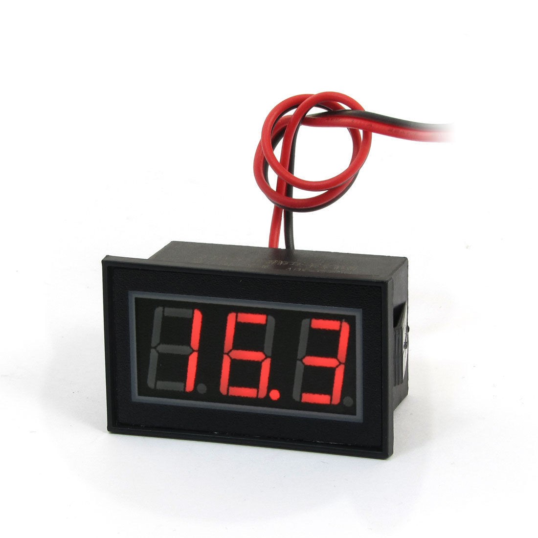 3-Digit Red LED Light Potting Waterproof Digital Voltmeter DC 2.5-30V