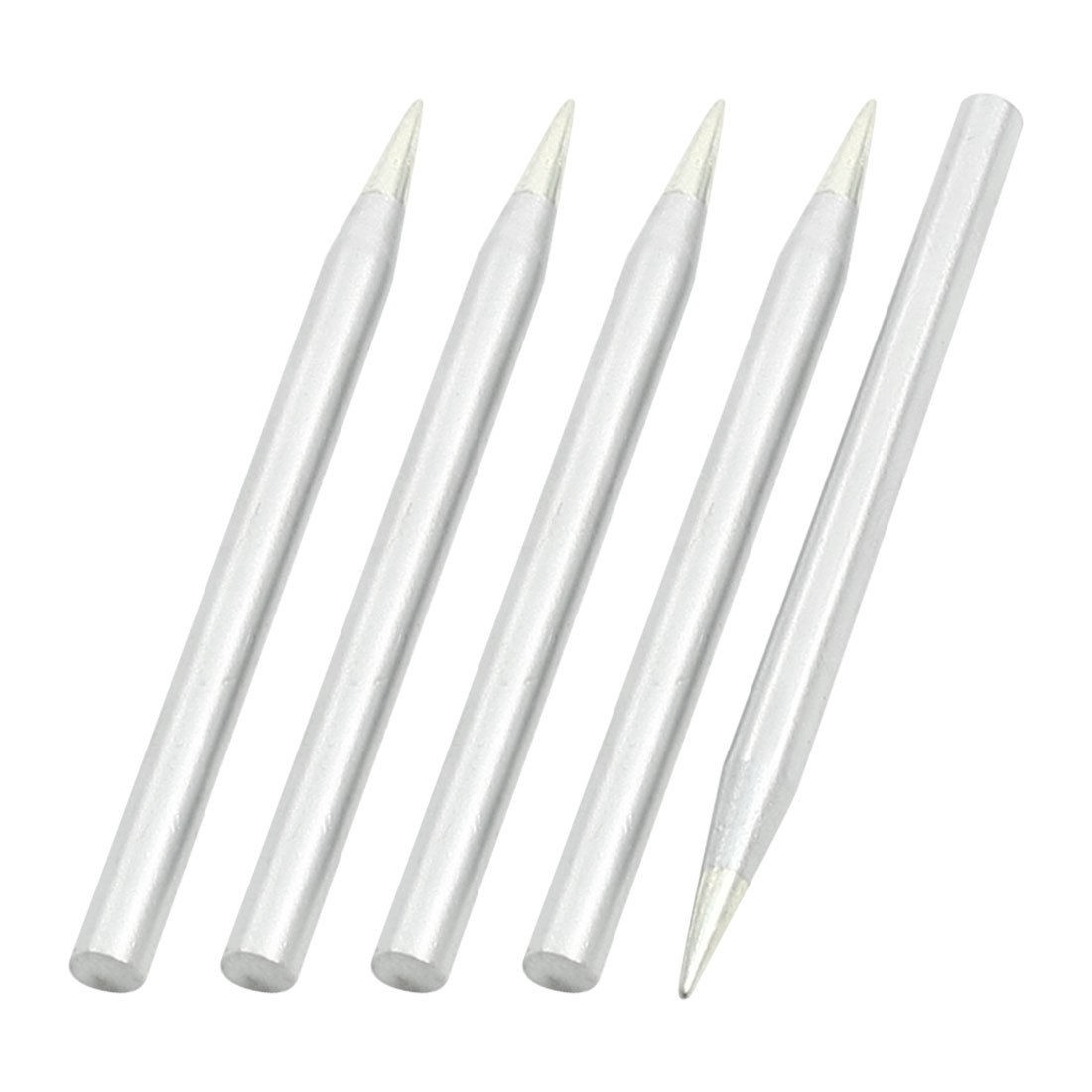 5 Pcs Point Design Tip Welding Tool Soldering Iron Tip 40W