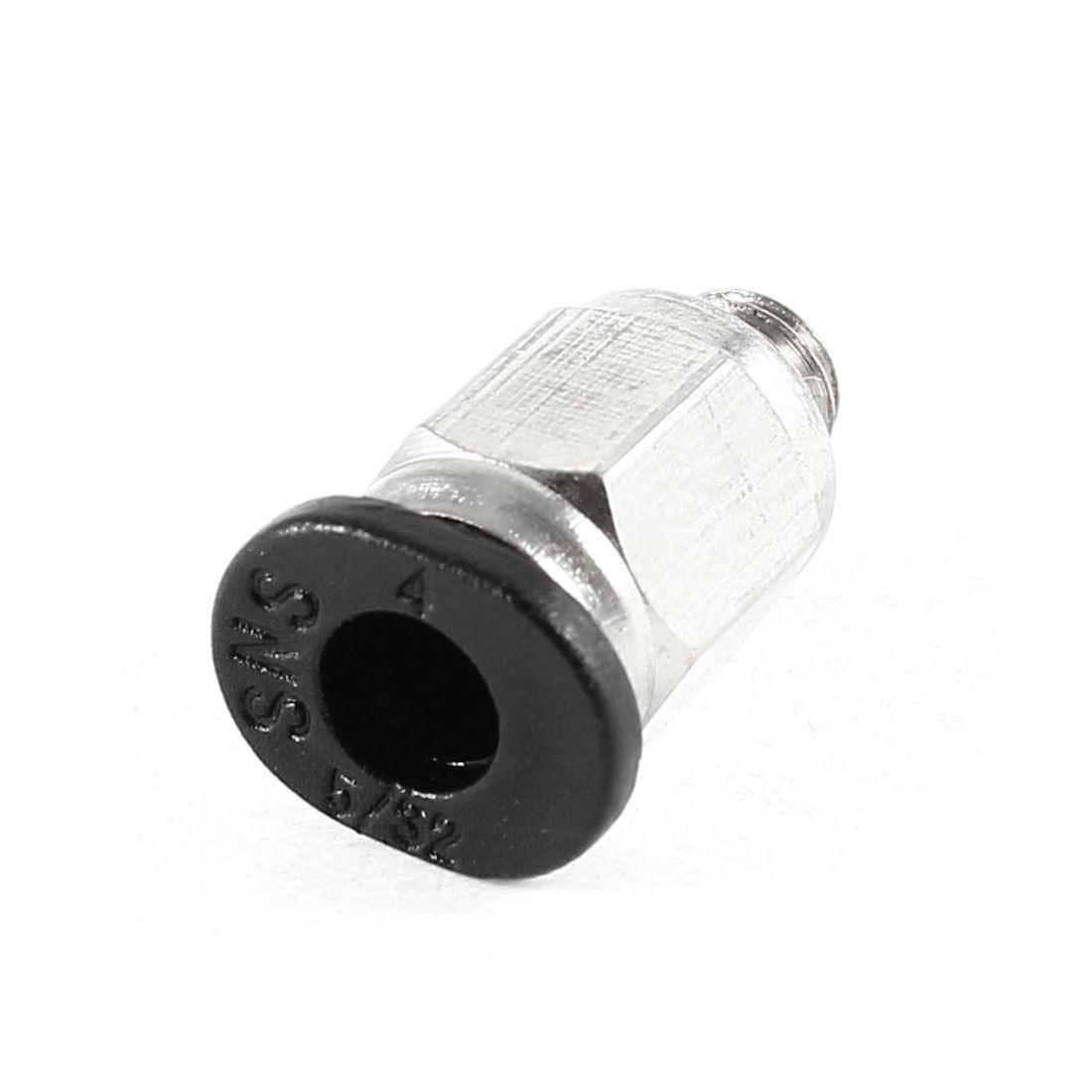 5 32" M4 Male Thread to 1 5" Push in Connector Straight Pneumatic Quick Fitting