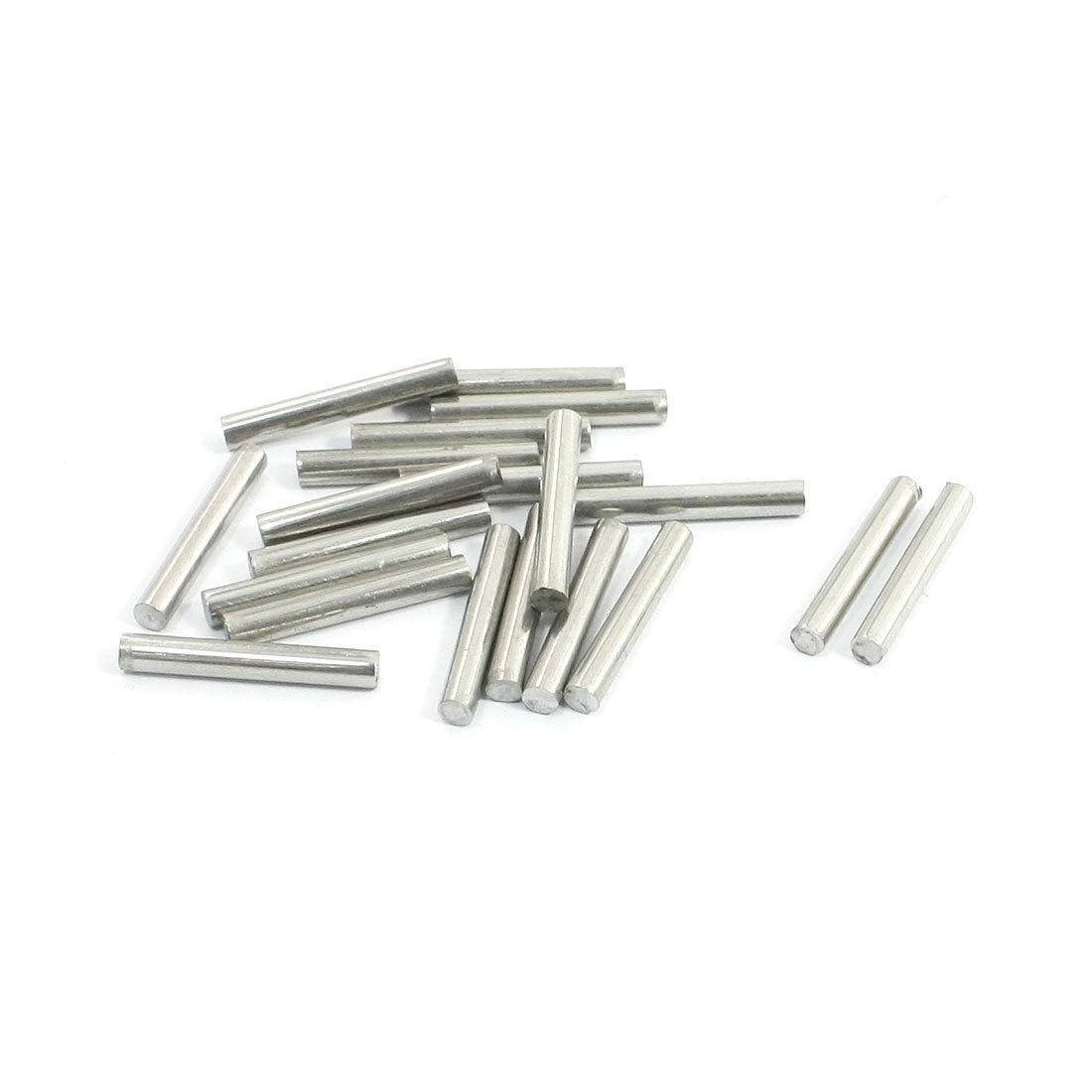 20Pcs Stainless Steel 20mm x 3mm Round Rod Stock for RC Airplane Model