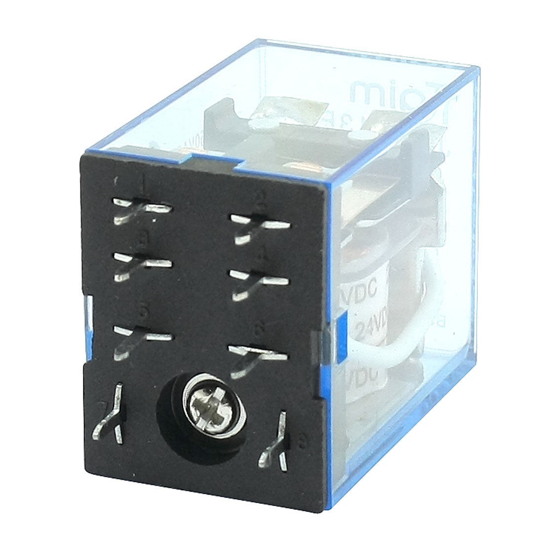 DC24V Rating Coil Volt 8Pin General Purpose Power Relay 2P2T DPDT