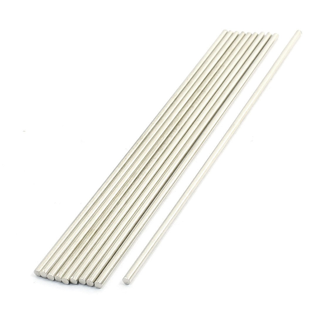 10pcs RC Car Axle 150mm Length 2.5mm Dia Stainless Steel Round Bar
