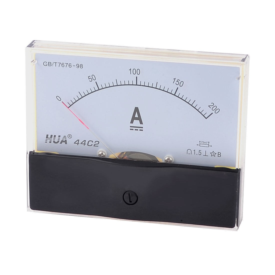 Class 1.5 Accuracy DC 0-200A Analog Ammeter Current Panel Meter Gauge